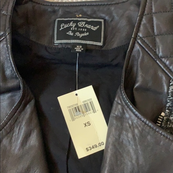 Lucky Brand Leather Jacket - Picture 2 of 7